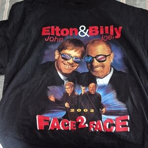 Elton & Billy Face 2 Face 2002 T-Shirt